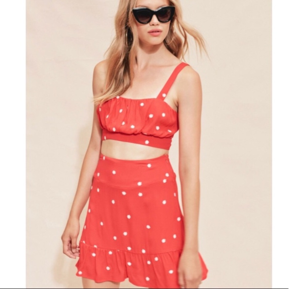 For Love and Lemons Chiquita Matching Skirt Set - Picture 1 of 4